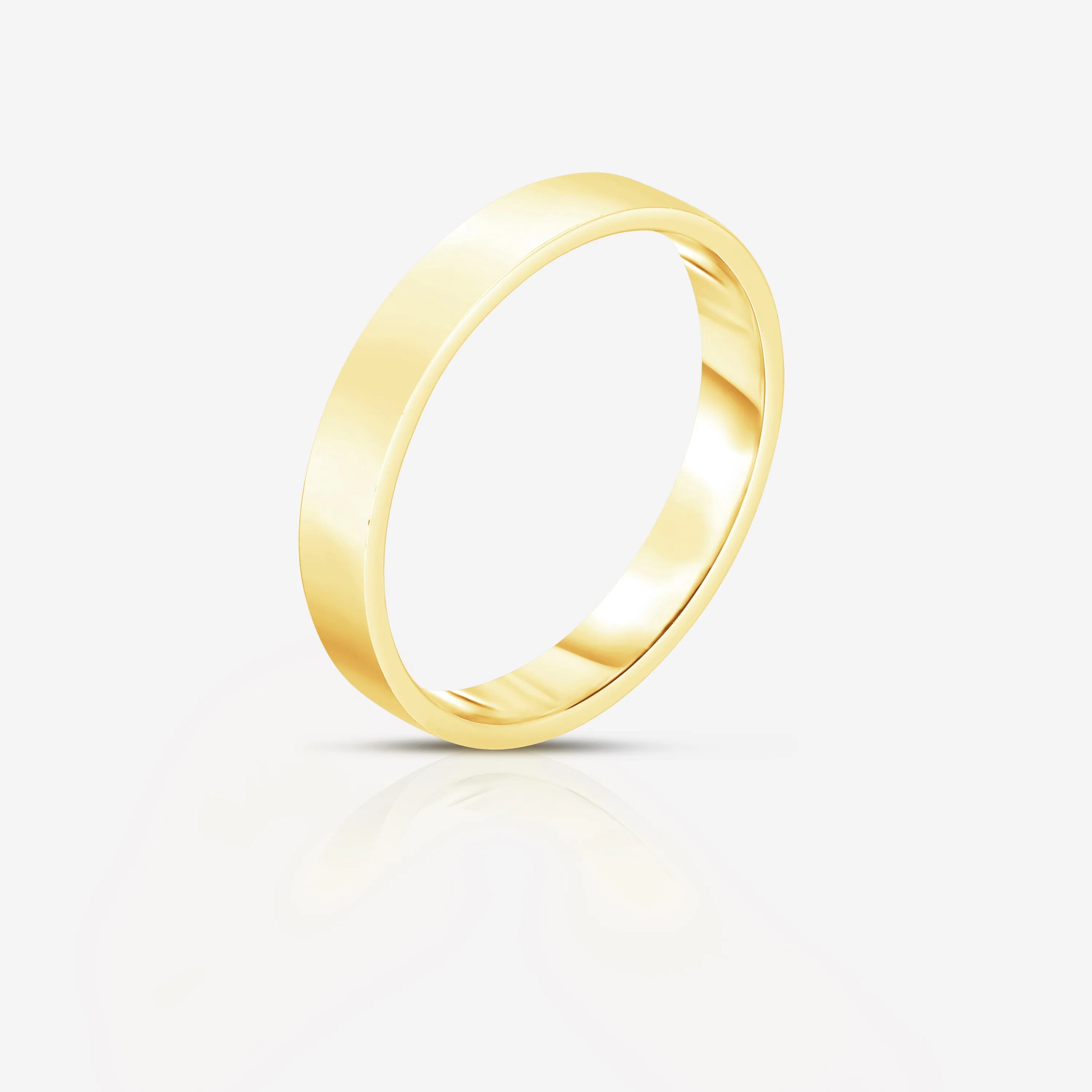 4 mm Flat Wedding Band