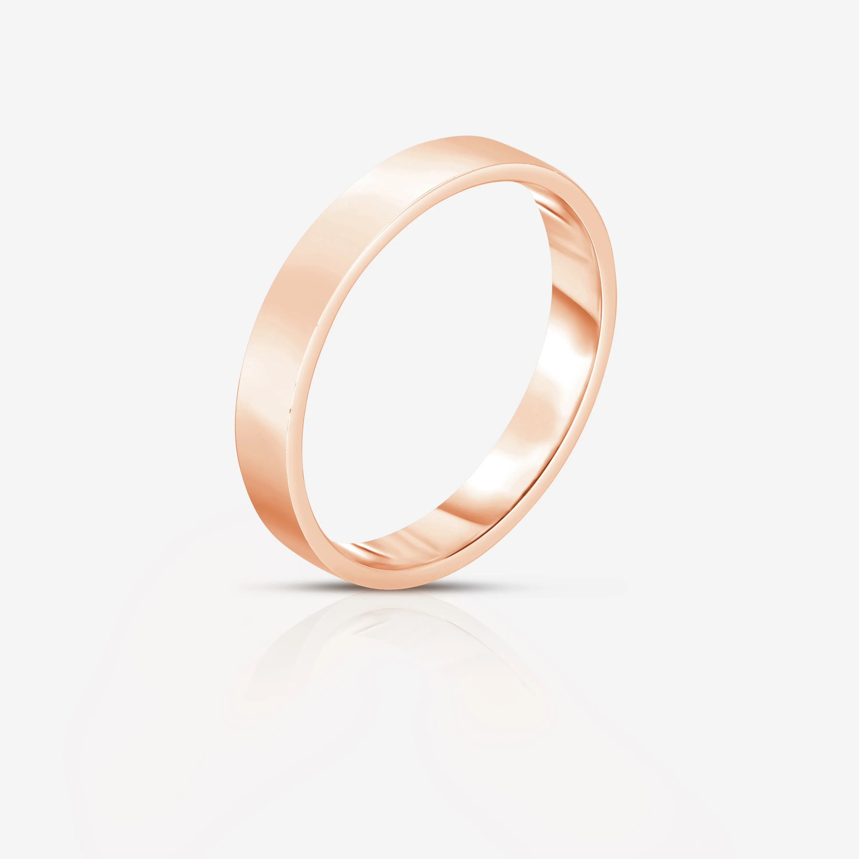 4 mm Flat Wedding Band