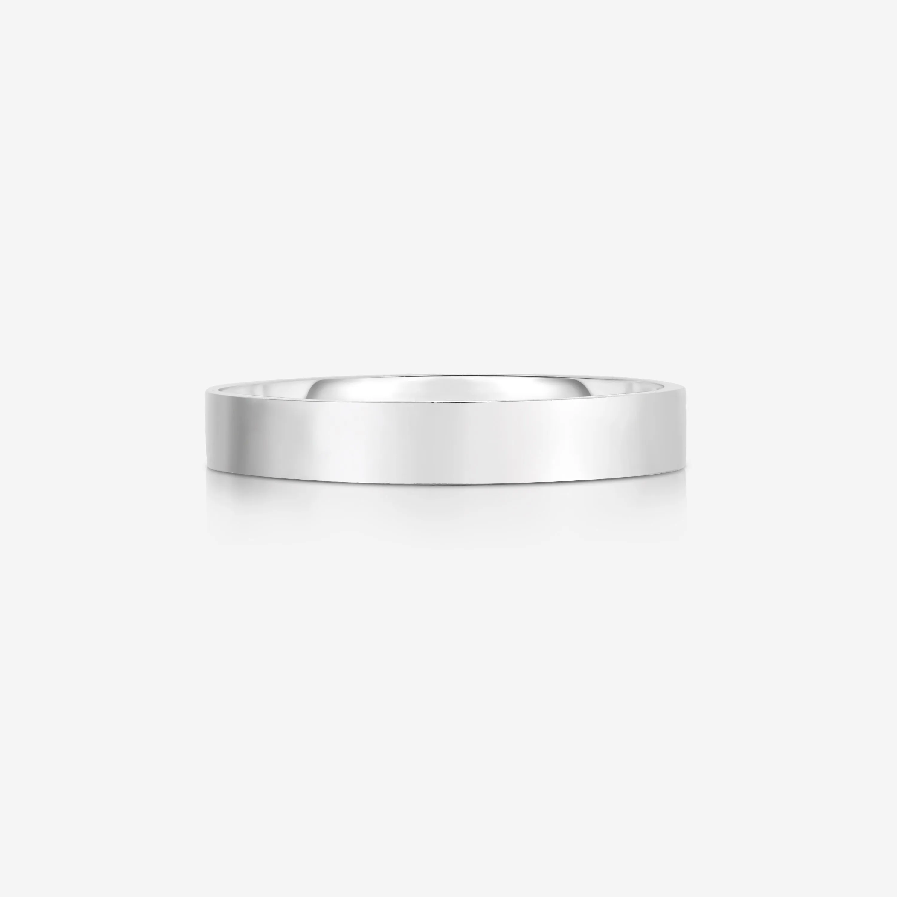 4 mm Flat Wedding Band