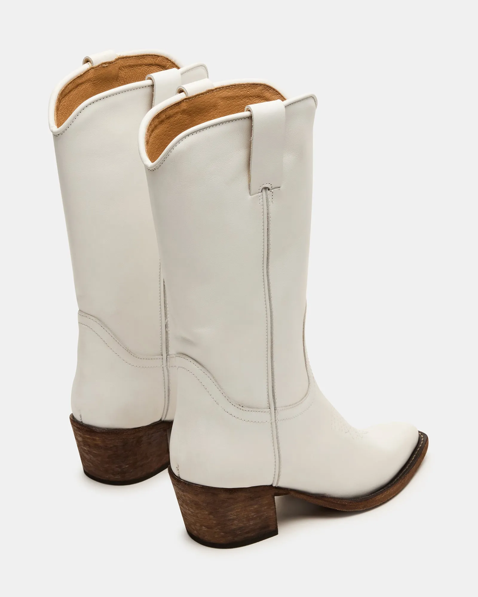 ALBANY WHITE LEATHER