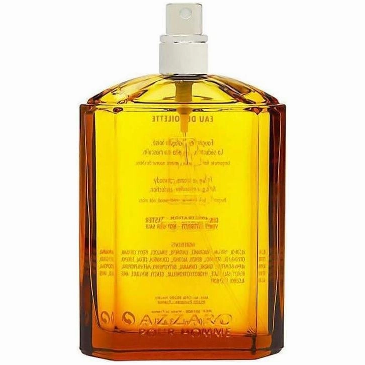 AZZARO pour Homme Cologne 3.3 oz / 3.4 oz Tester (Rechargeable-Refillable)