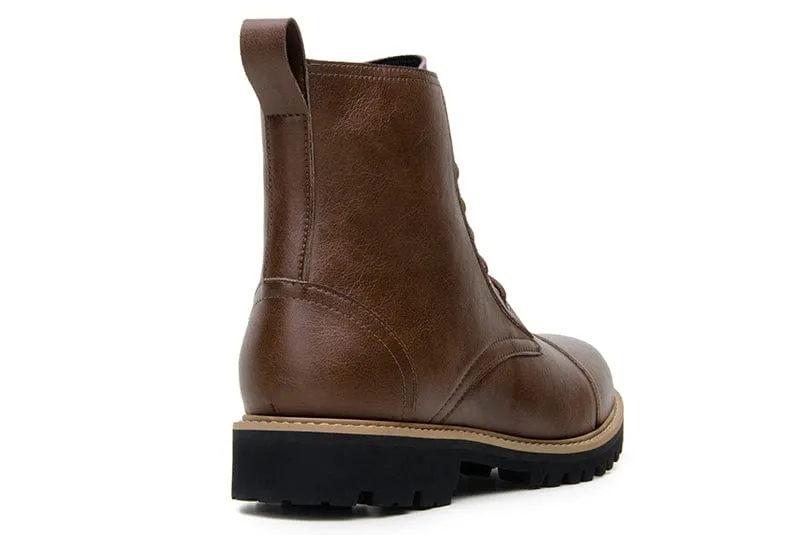 Capped Standard Vegan Leather Boots | Multiple Colours