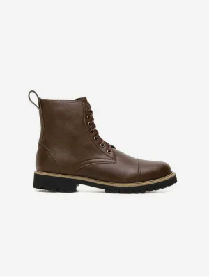 Capped Standard Vegan Leather Boots | Multiple Colours