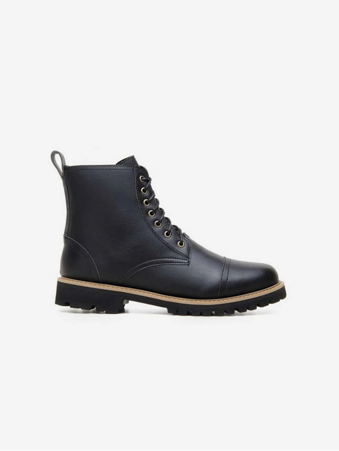 Capped Standard Vegan Leather Boots | Multiple Colours