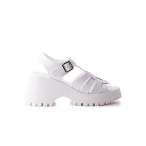 Capranica White Leather