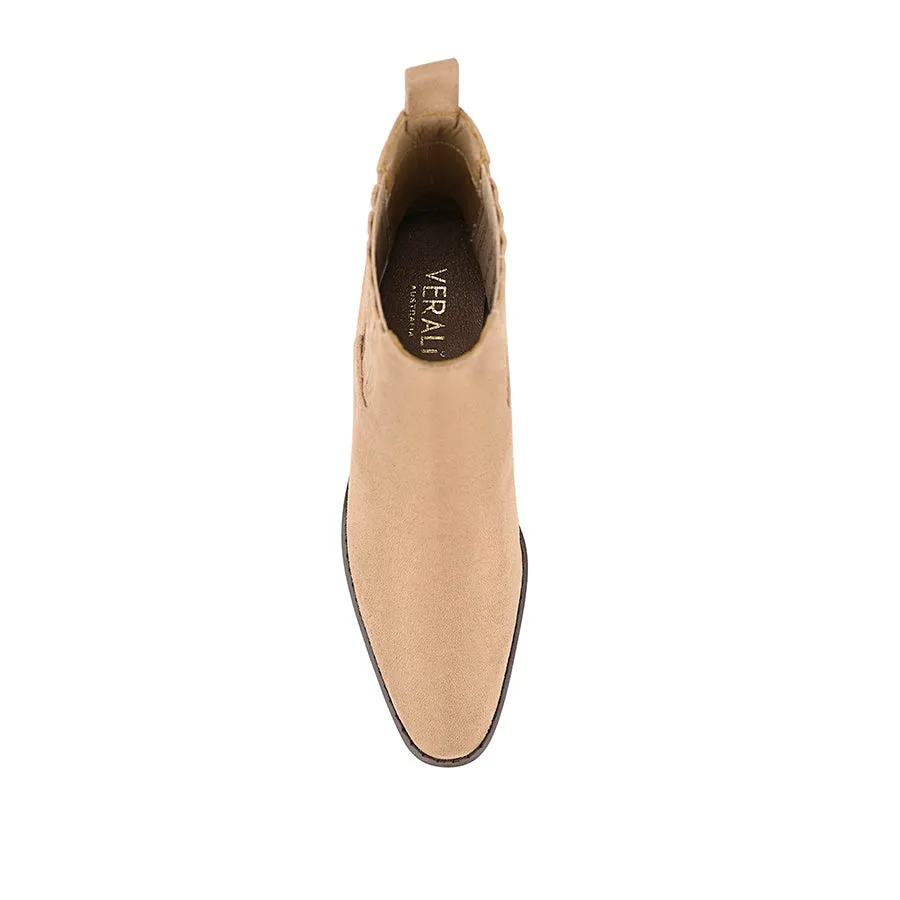 Dale Chelsea Ankle Boots - Taupe Micro