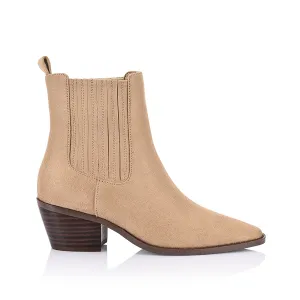 Dale Chelsea Ankle Boots - Taupe Micro