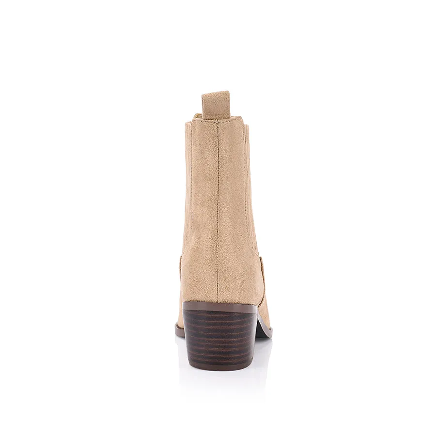 Dale Chelsea Ankle Boots - Taupe Micro