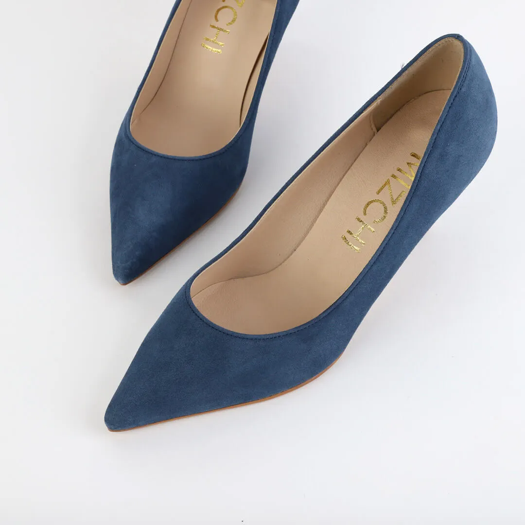 ELODIE - suede kitten heels