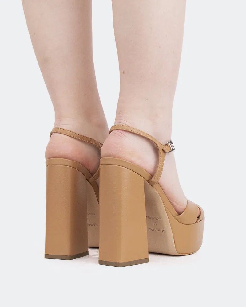 Embassy, Camel Leather/Cuir Chameau