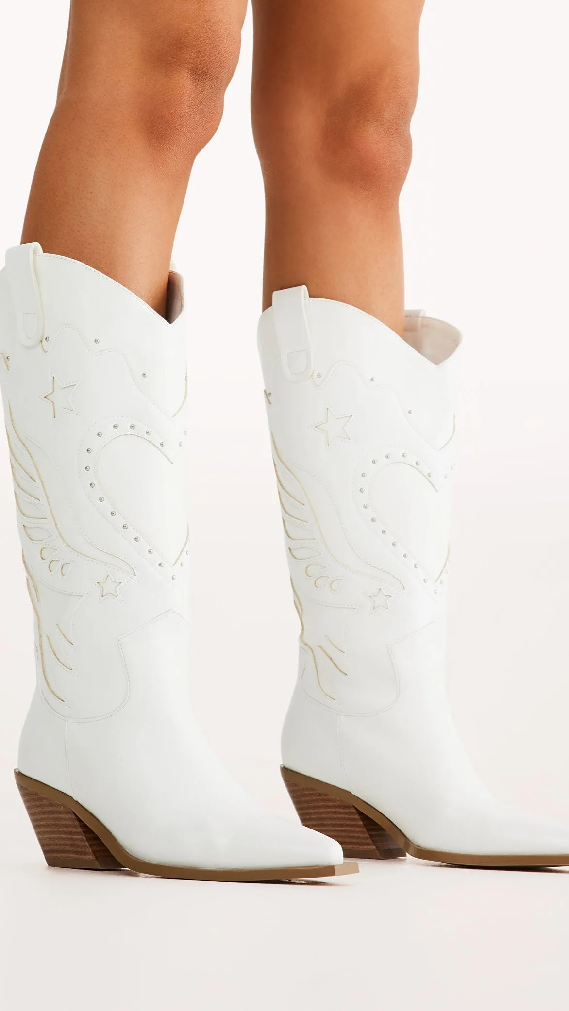 Everlyn Boots - White