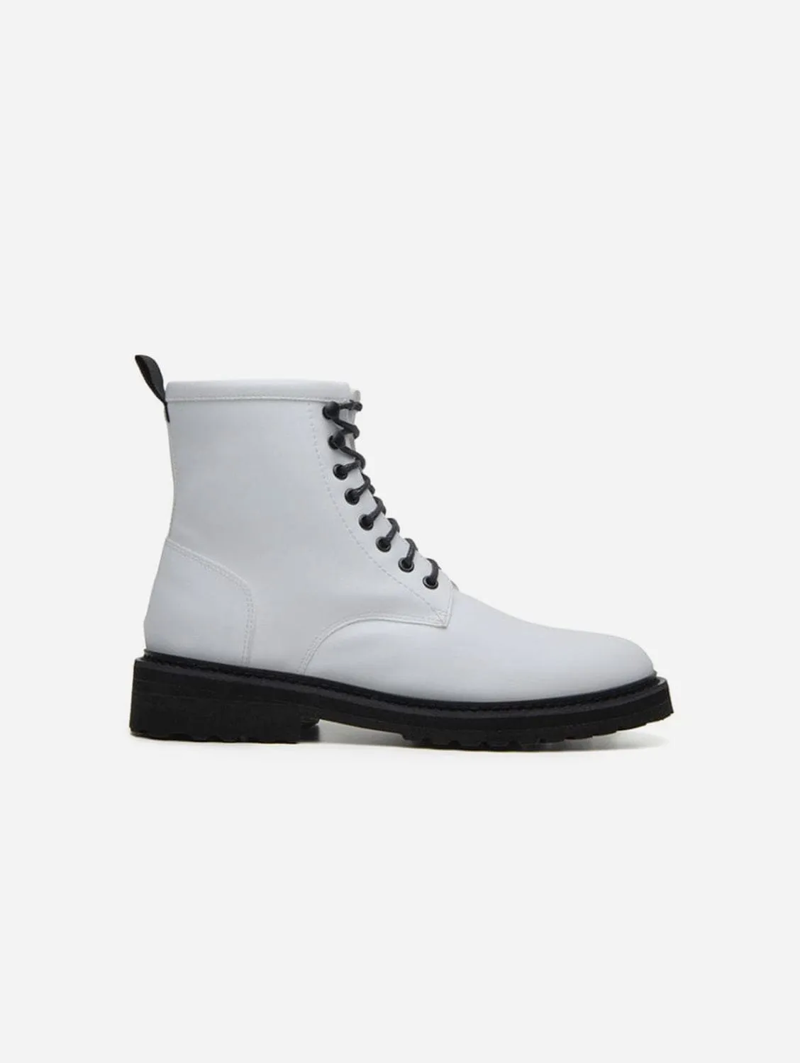 Everyday Unisex Vegan Corn Leather Boots | White