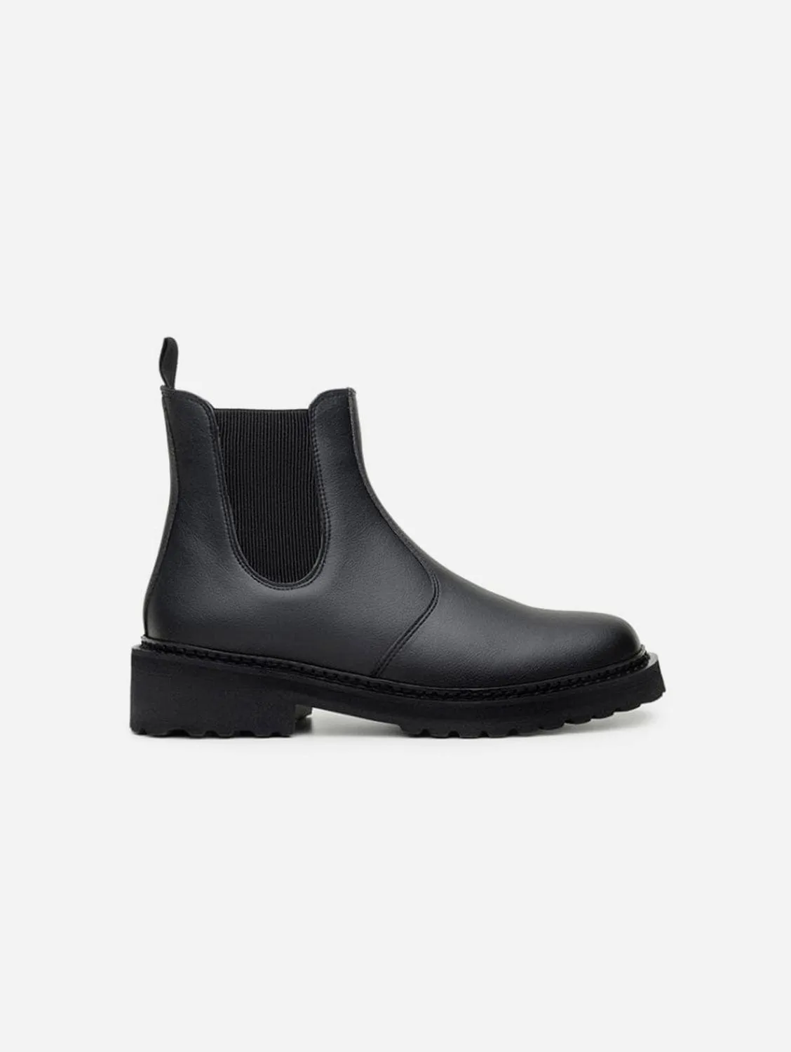 Everyday Unisex Vegan Leather Chelsea Boots | Black
