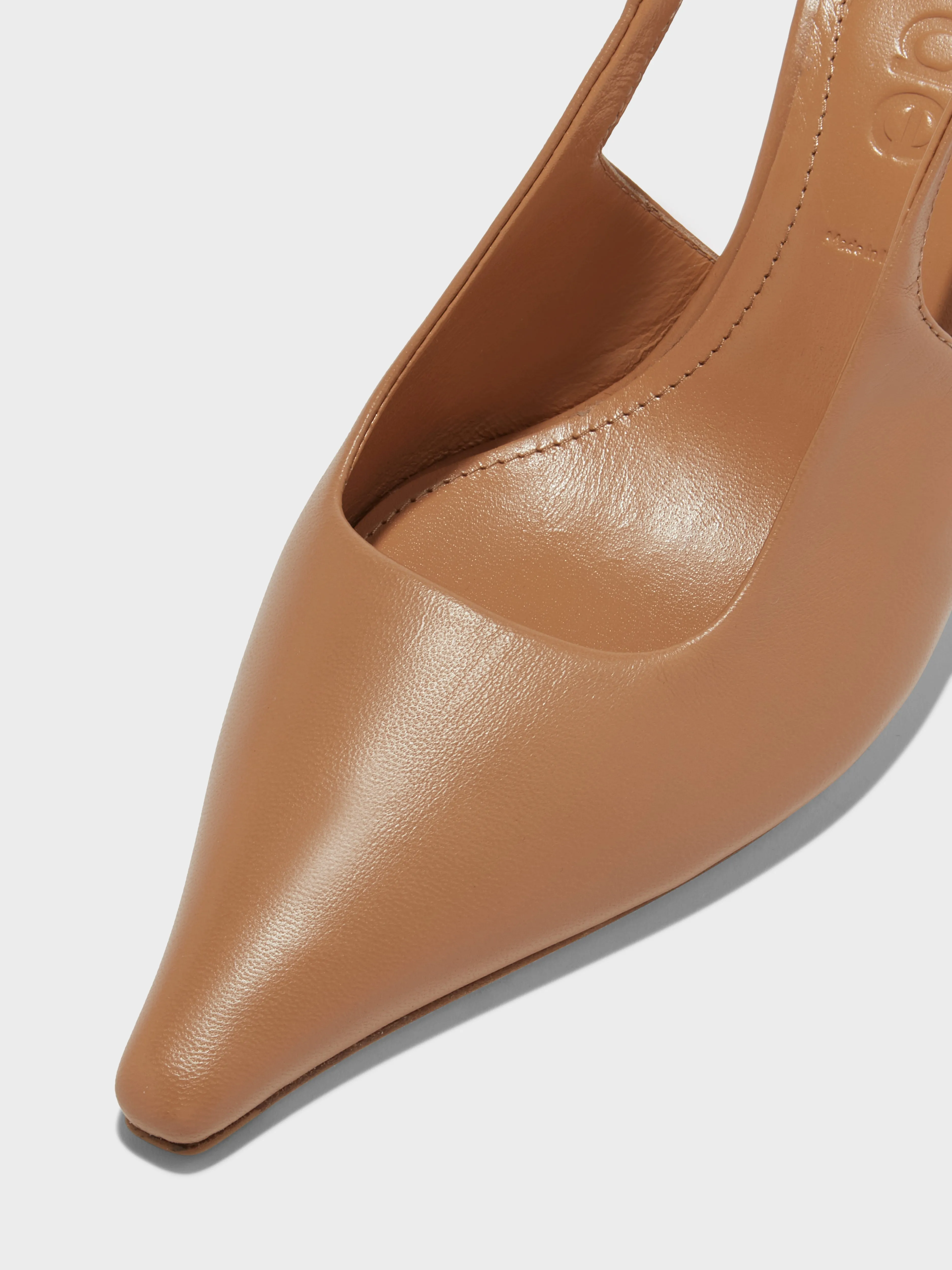 Fernanda Leather Slingback Pumps