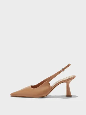 Fernanda Leather Slingback Pumps