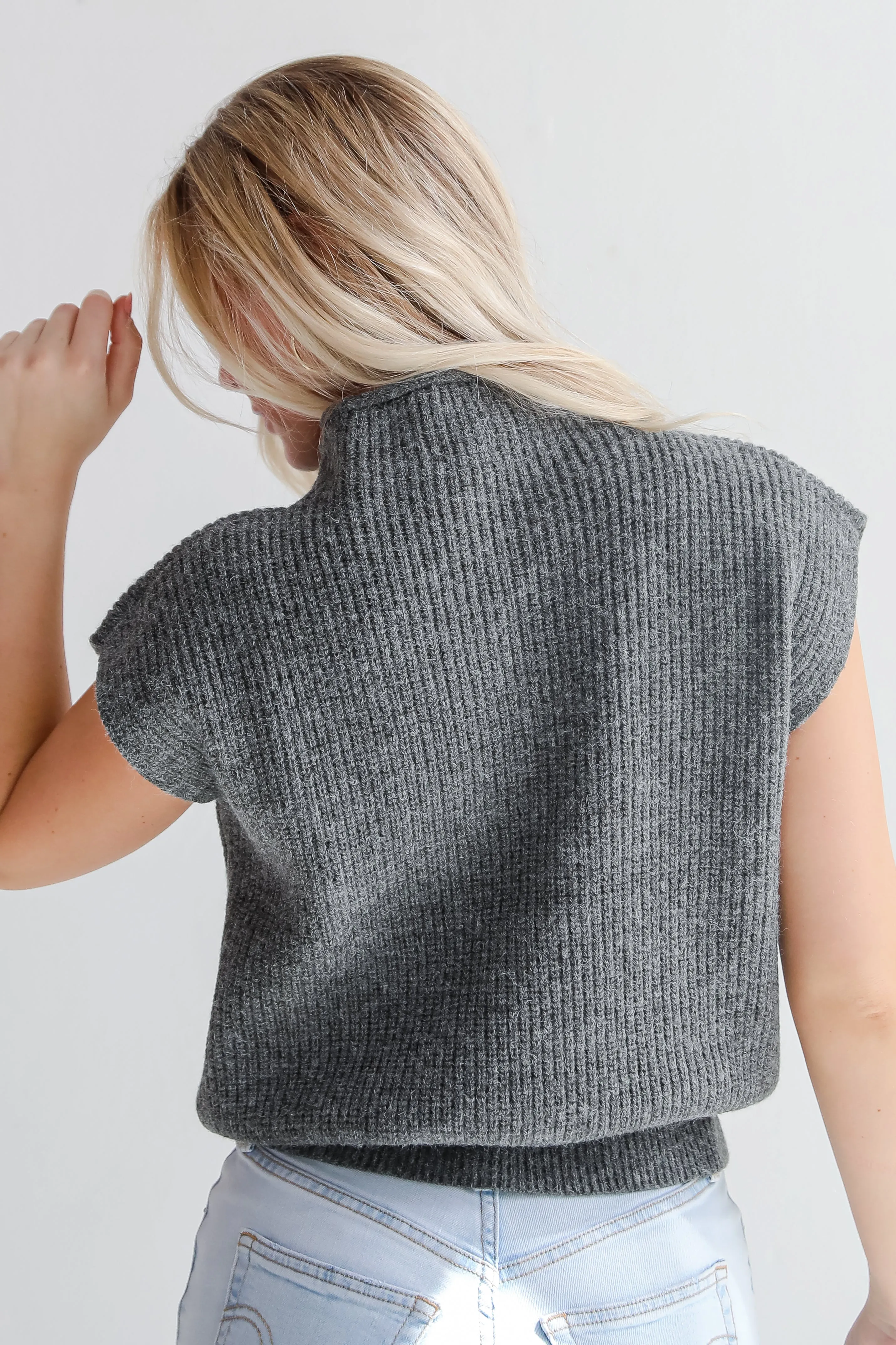 FINAL SALE - Autumn Perfection Charcoal Sweater Top