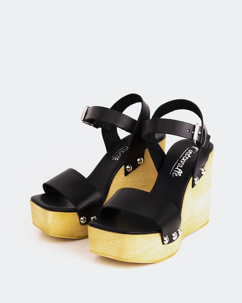 Heloise Black Leather