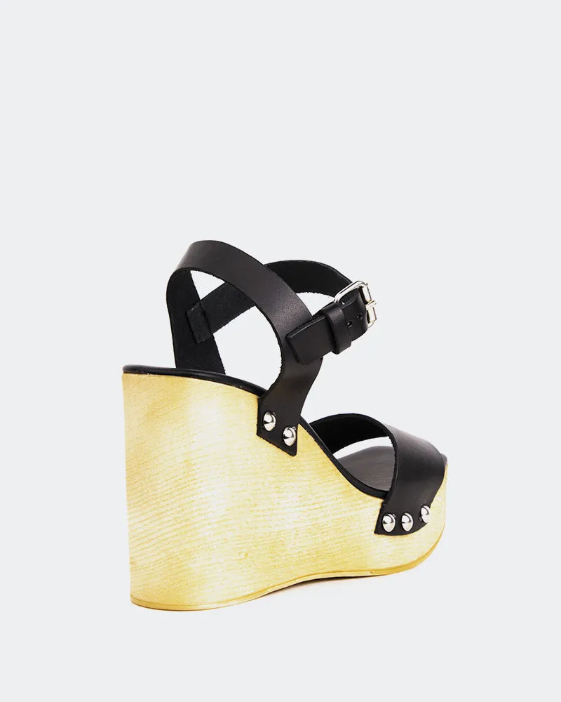 Heloise Black Leather