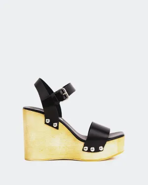 Heloise Black Leather