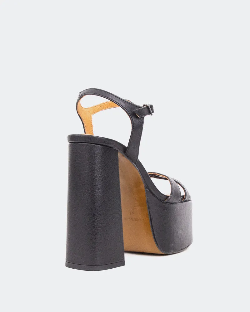 Ives Black Leather