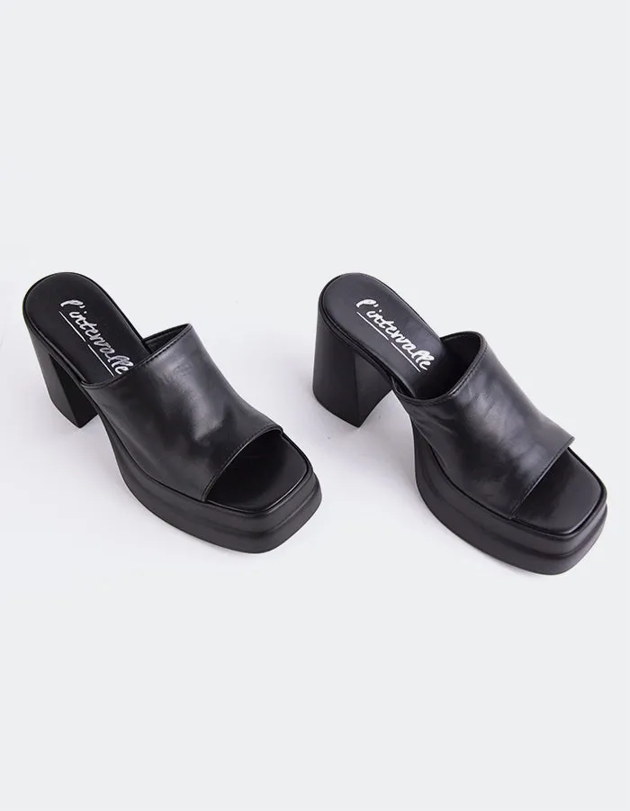 Kalamata Black Leather