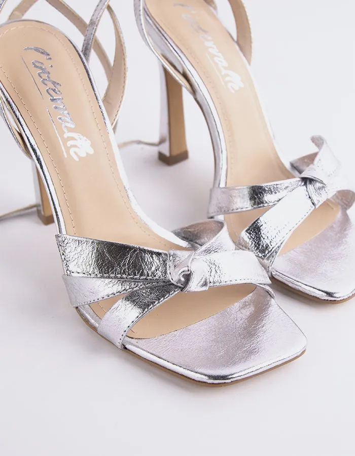 Kiley Silver Leather