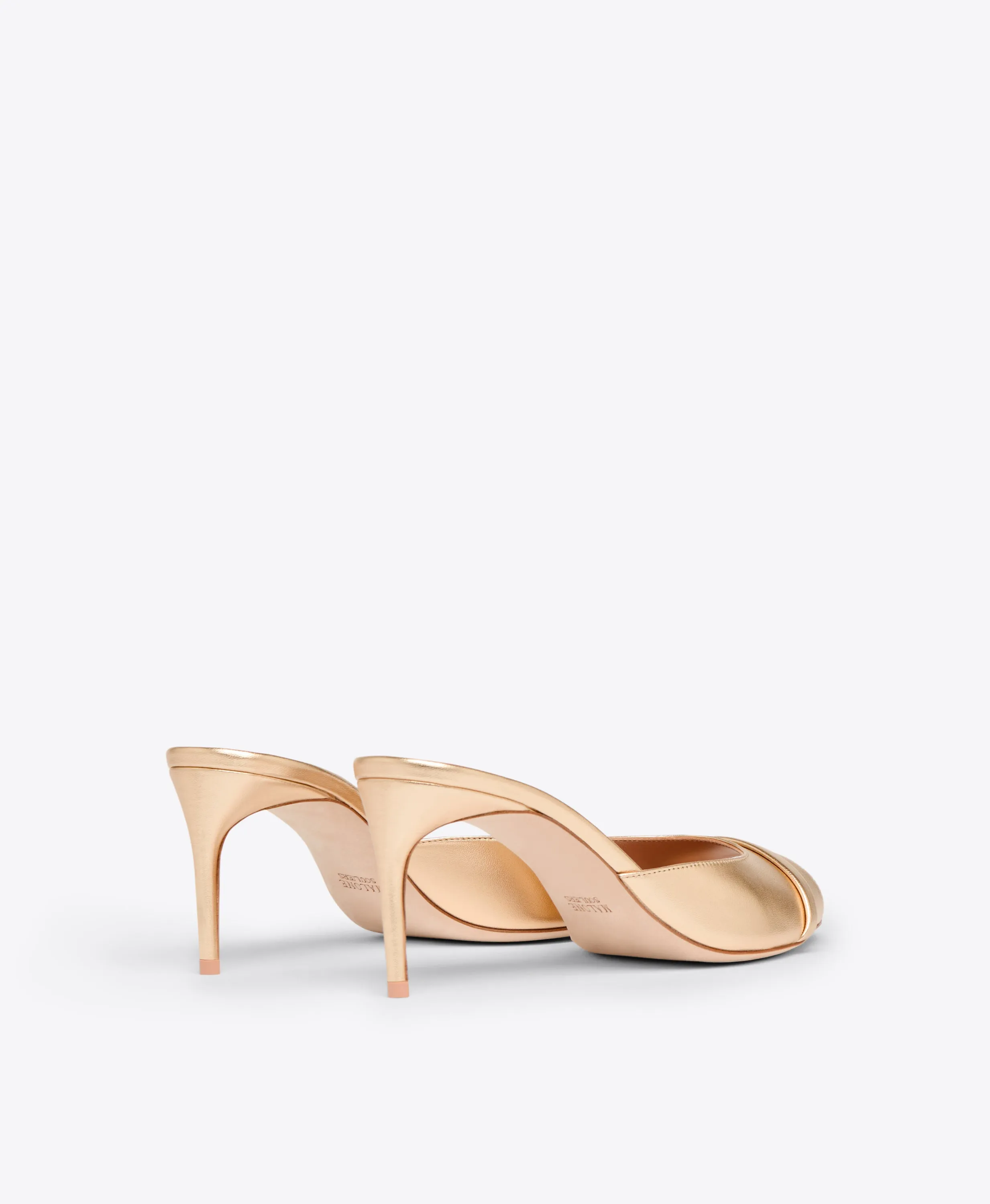 Lumi 70 Gold Heeled Sandals