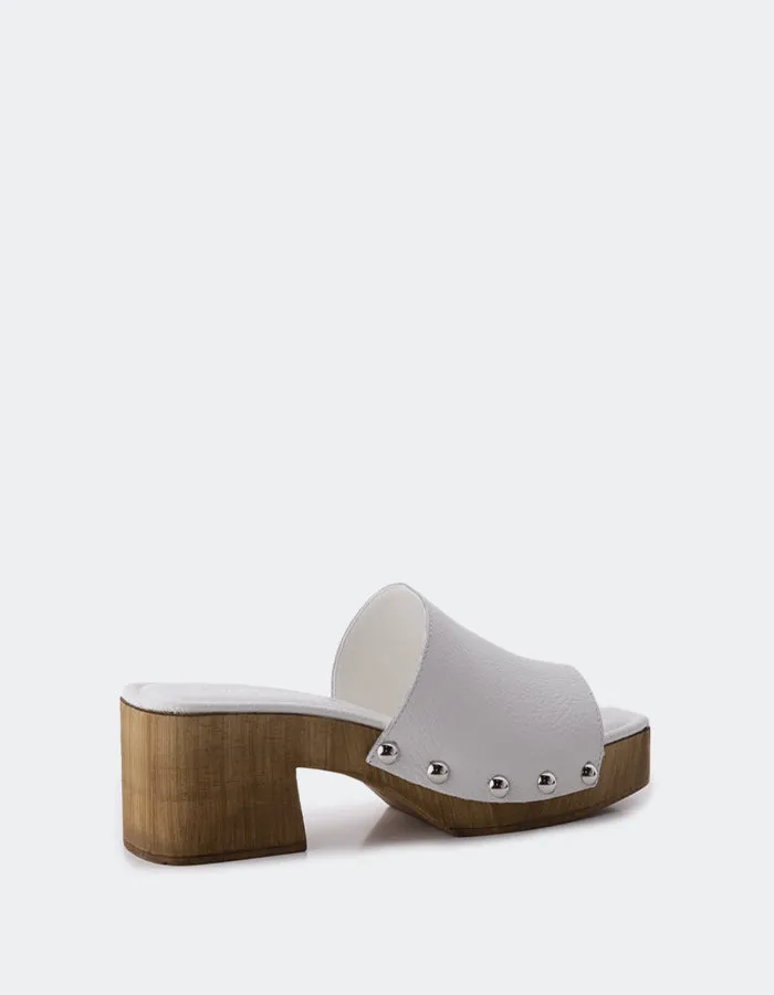 Maja White Leather