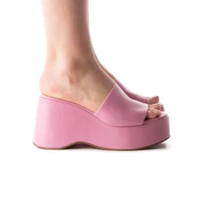 Mariel Pink Leather