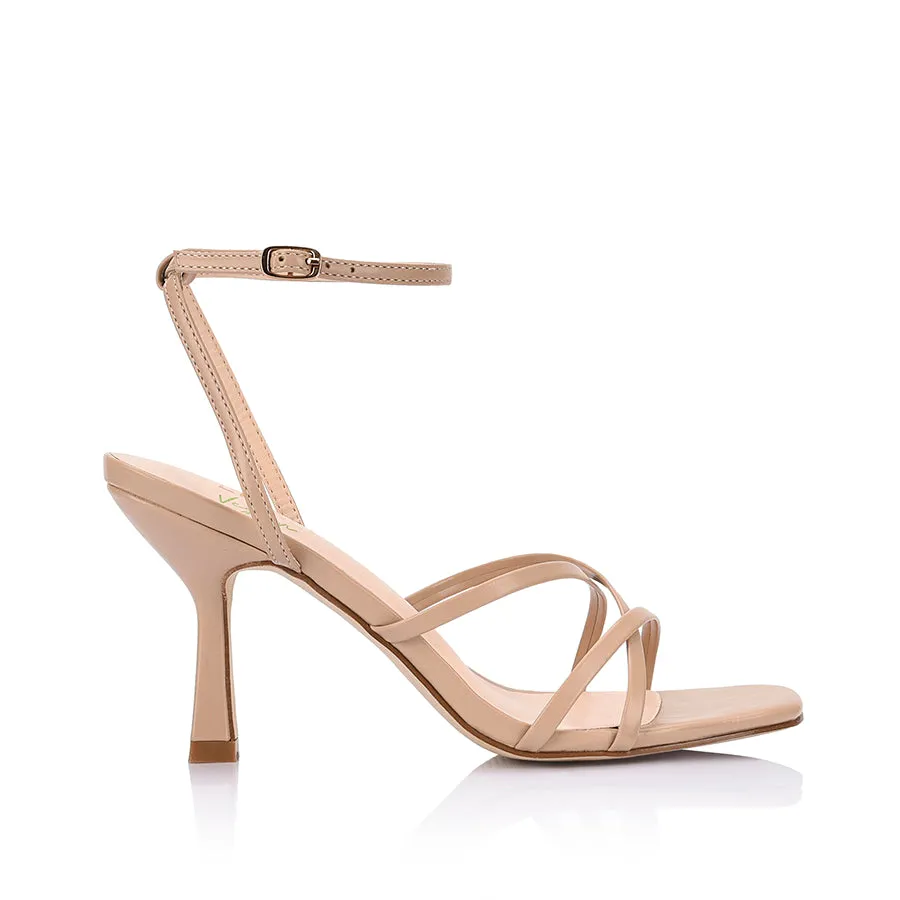 Penelope Strappy Sandals - Beige