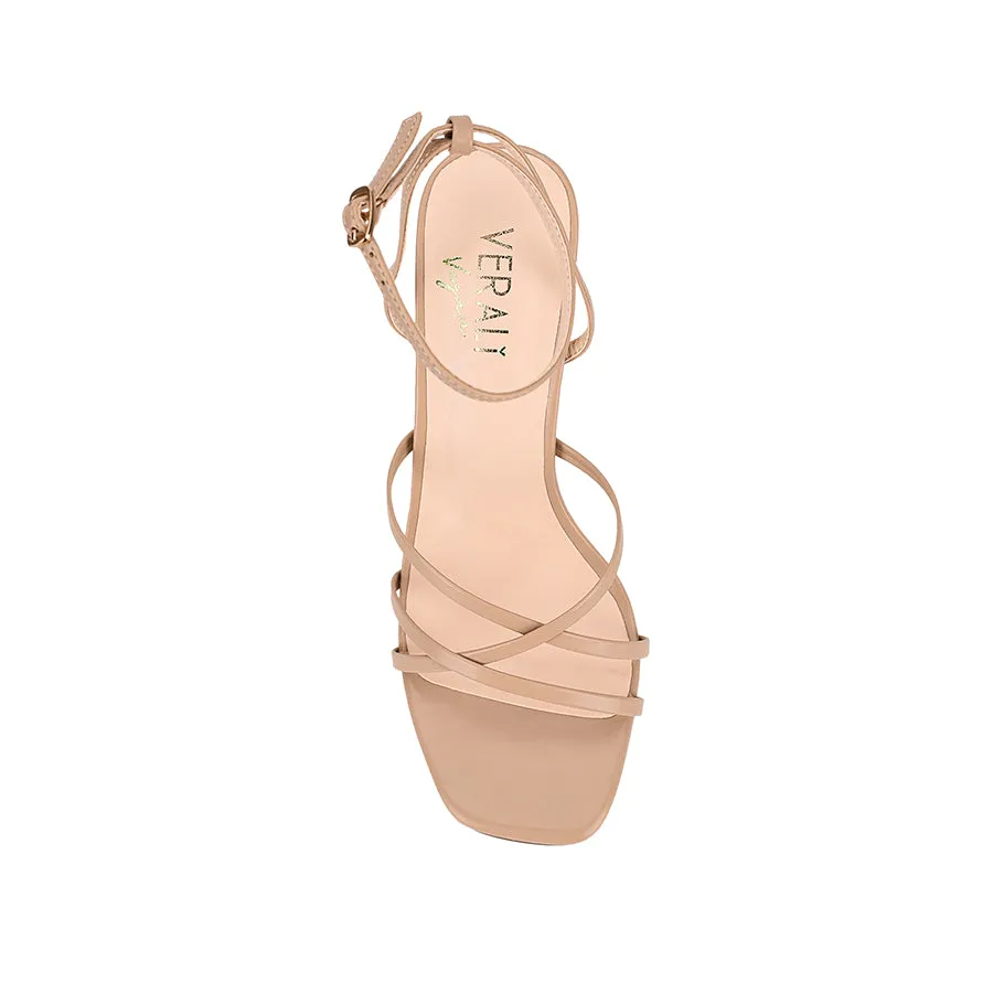 Penelope Strappy Sandals - Beige