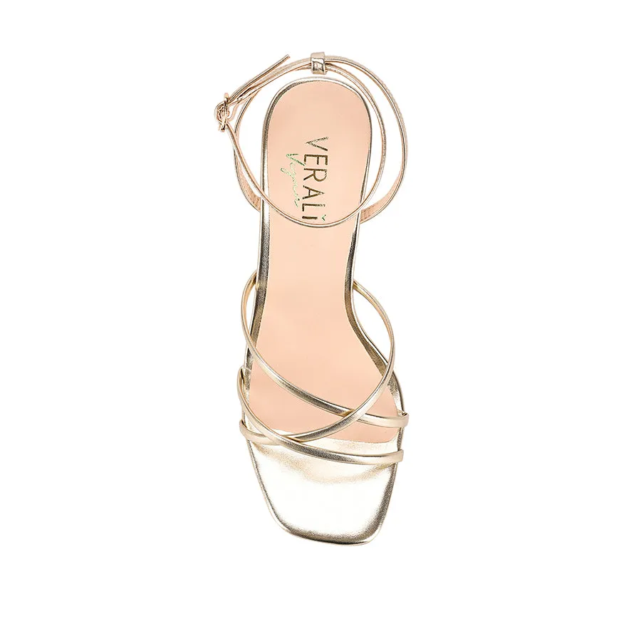 Penelope Strappy Sandals - Champagne Gold
