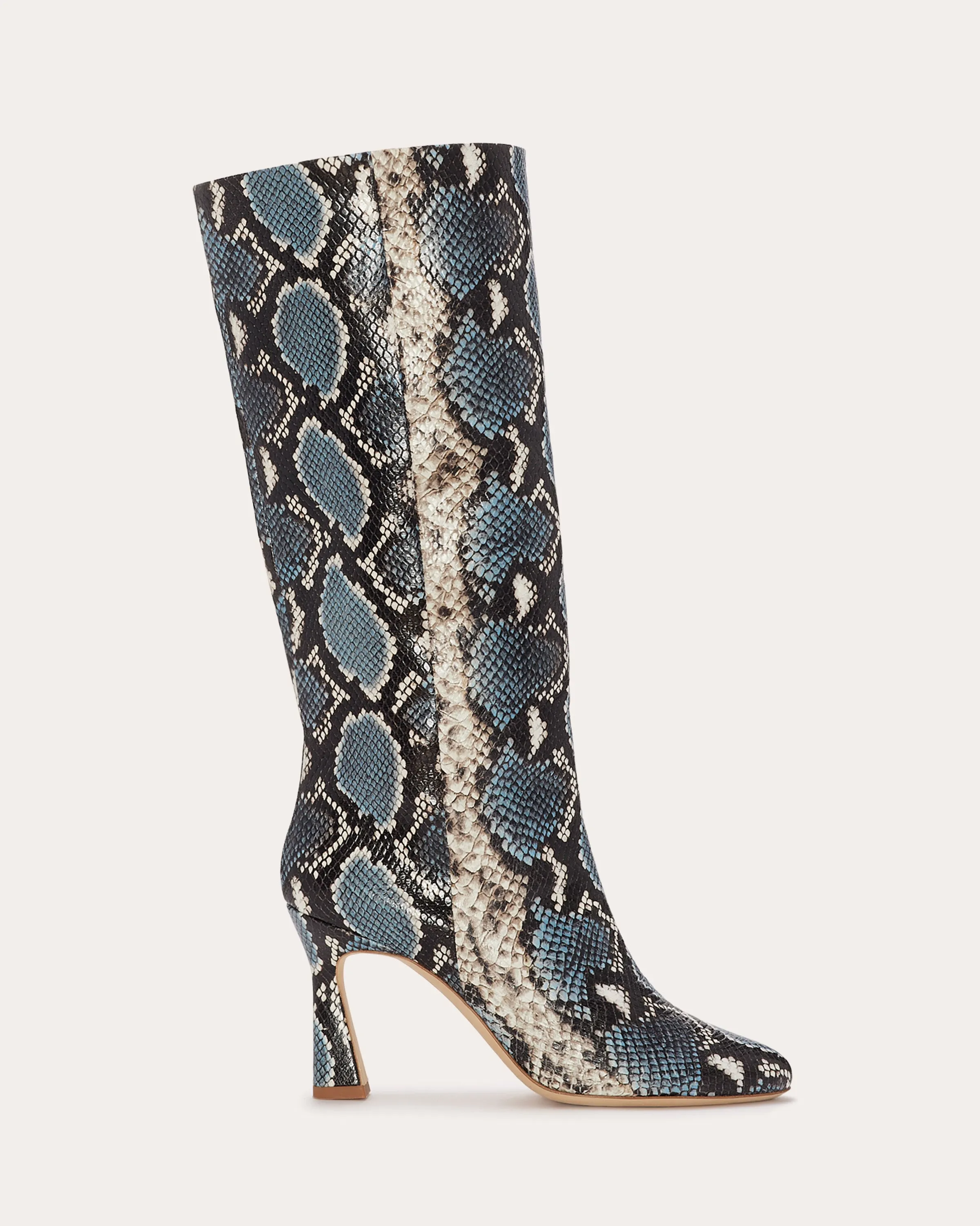 Queen Heeled Snake Boots