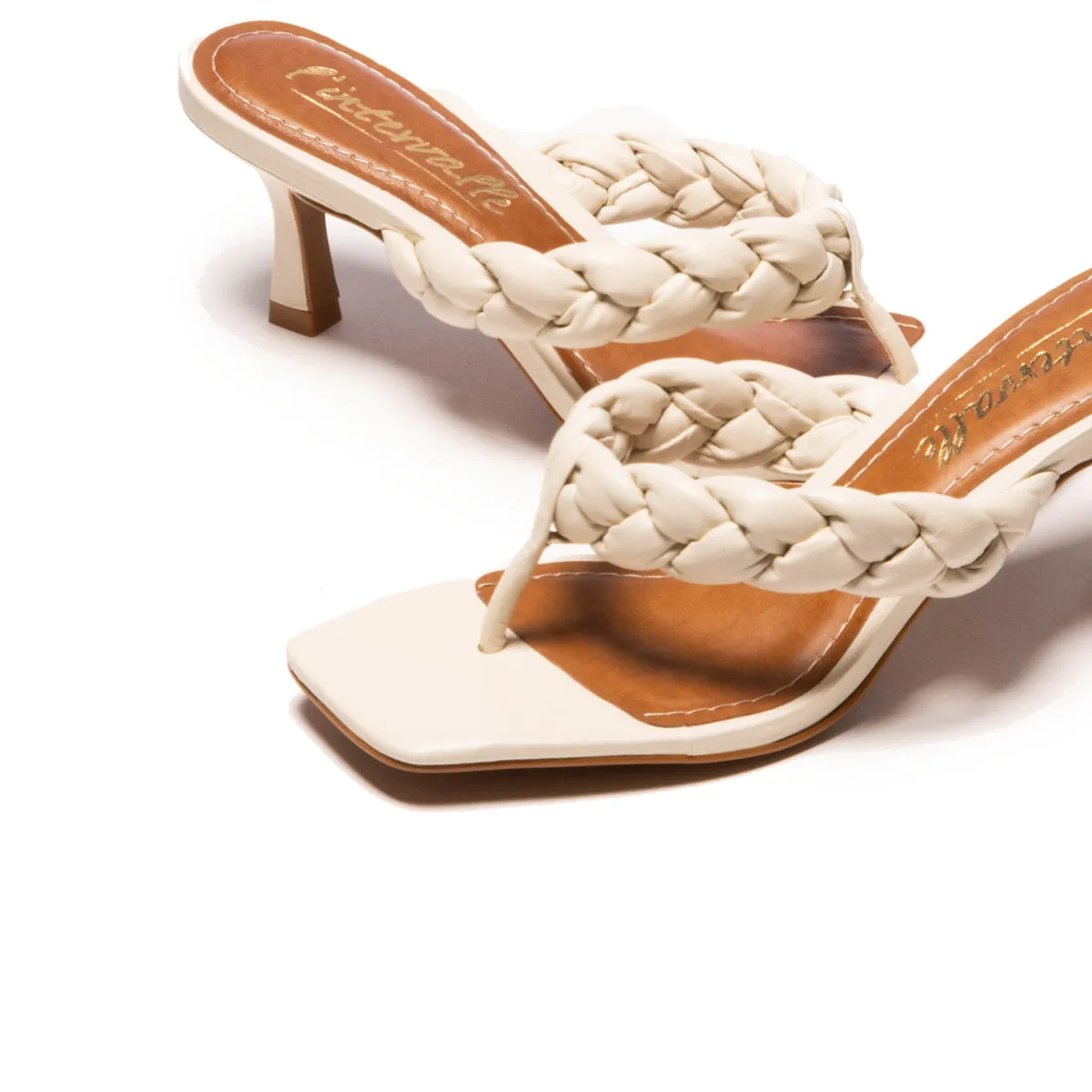 Saxony Off White Leather