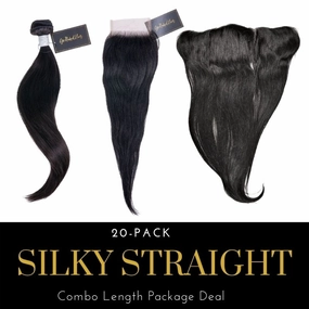 Silky Straight Combo Length Wholesale Package