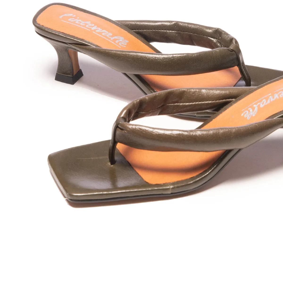 Spritz Khaki Leather