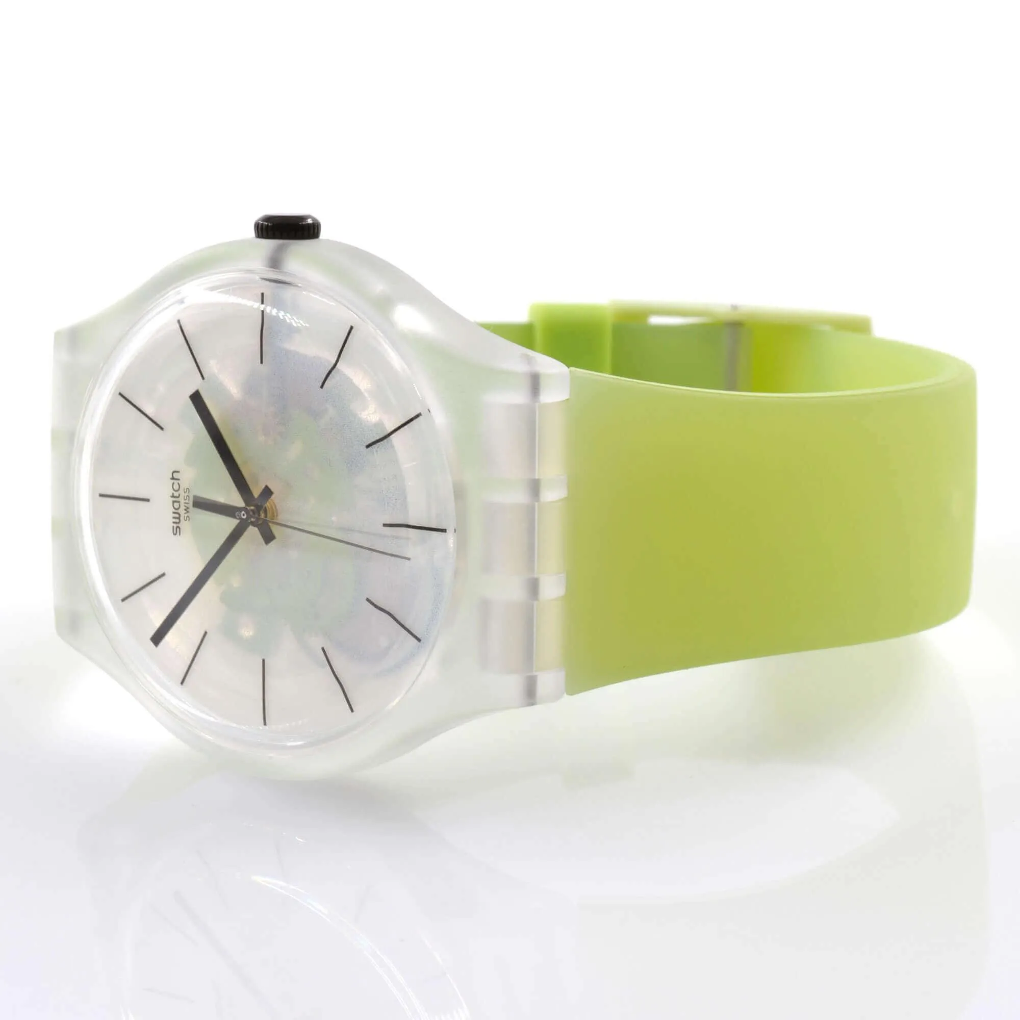 Swatch Unisex Watch - Monthly Drops Green Daze Transparent and Green Dial | SO29K106