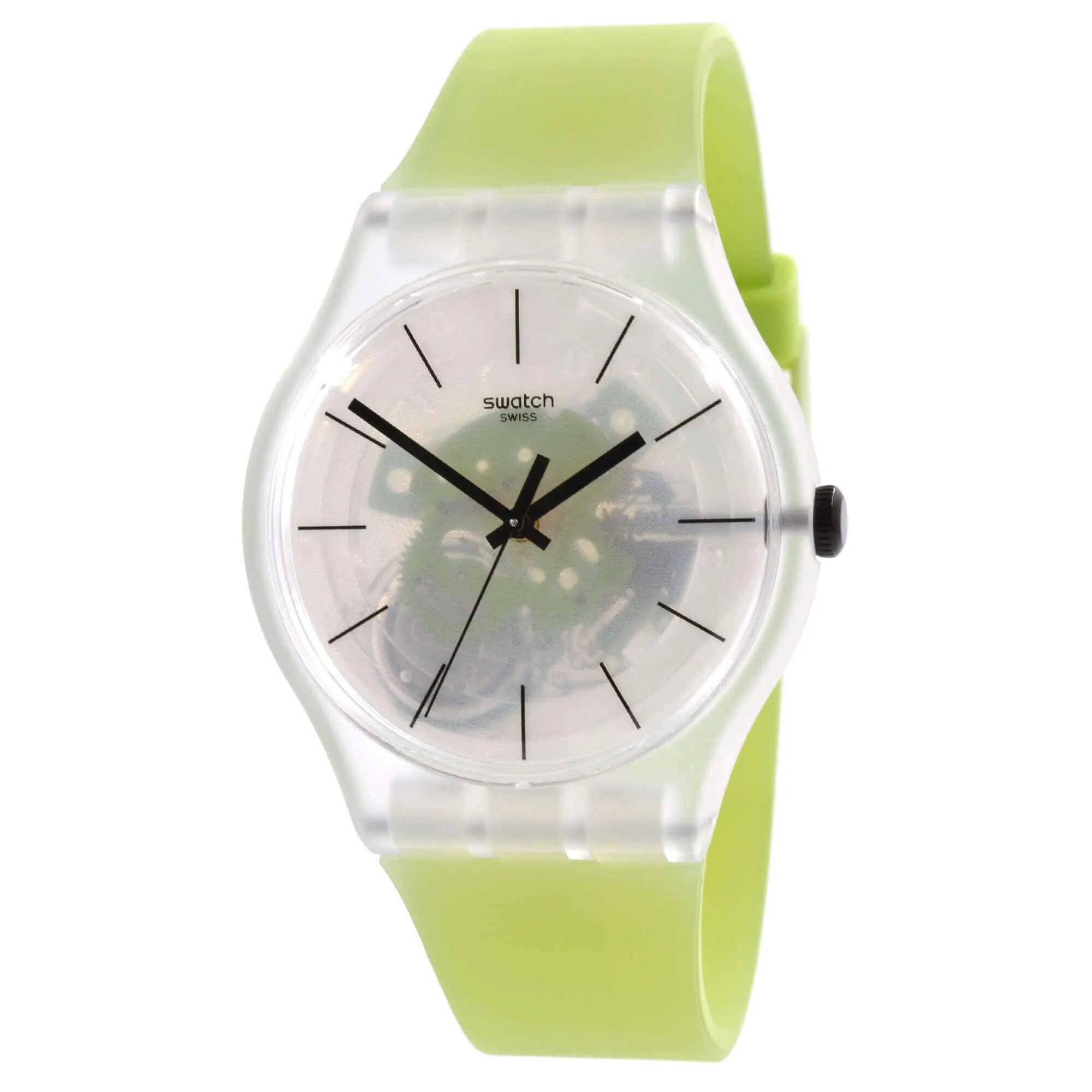 Swatch Unisex Watch - Monthly Drops Green Daze Transparent and Green Dial | SO29K106