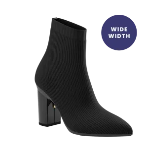 The Bootie Wide Width - Coal Knit 4 Block - FINAL SALE