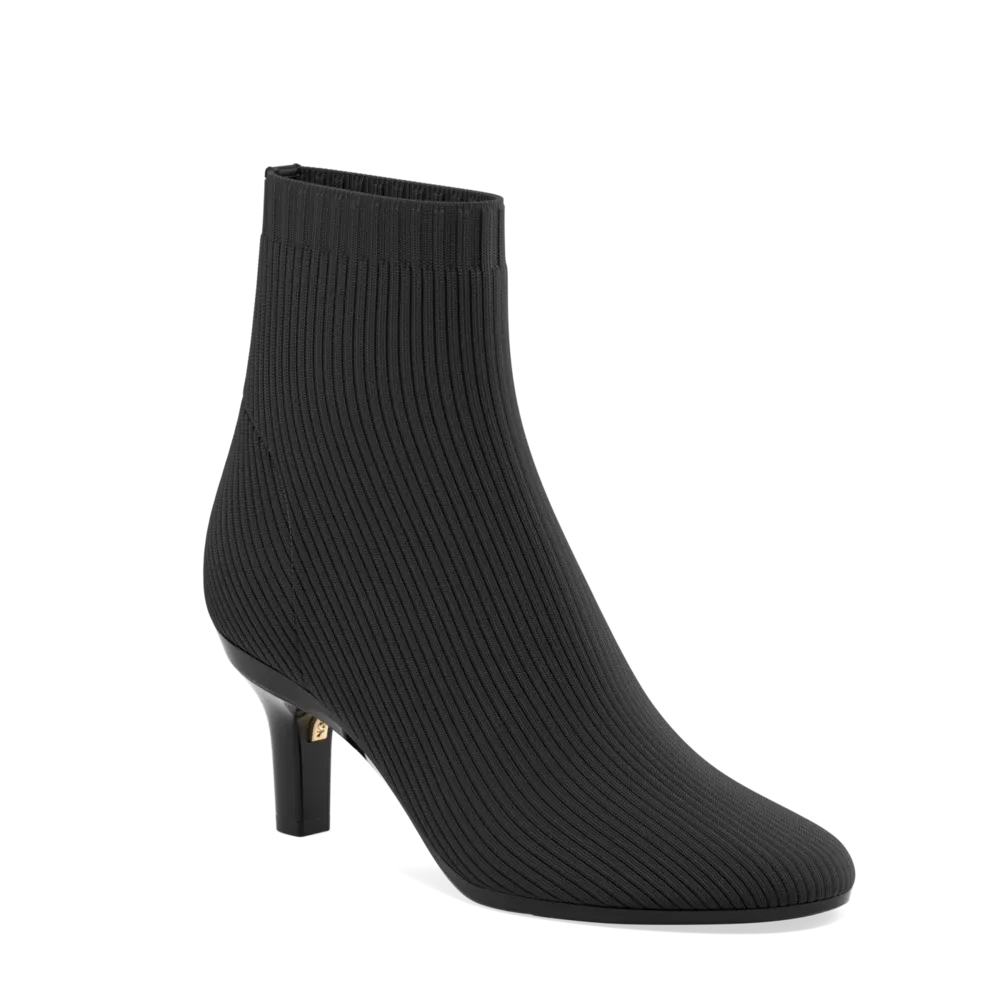 The Josie Bootie - Coal Knit 3 Stiletto - FINAL SALE