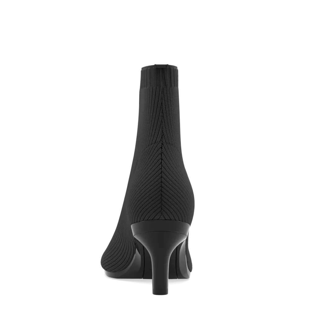 The Josie Bootie - Coal Knit 3 Stiletto - FINAL SALE