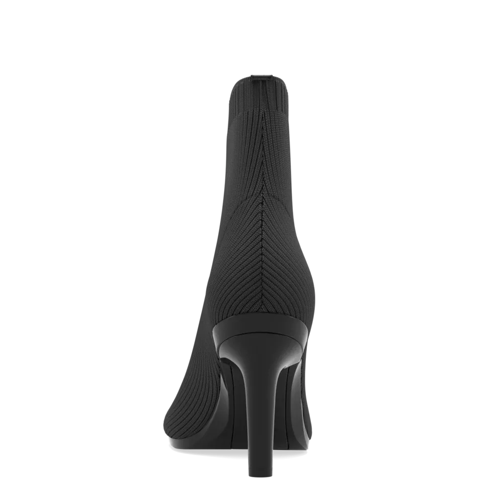 The Josie Bootie - Coal Knit 4 Stiletto - FINAL SALE