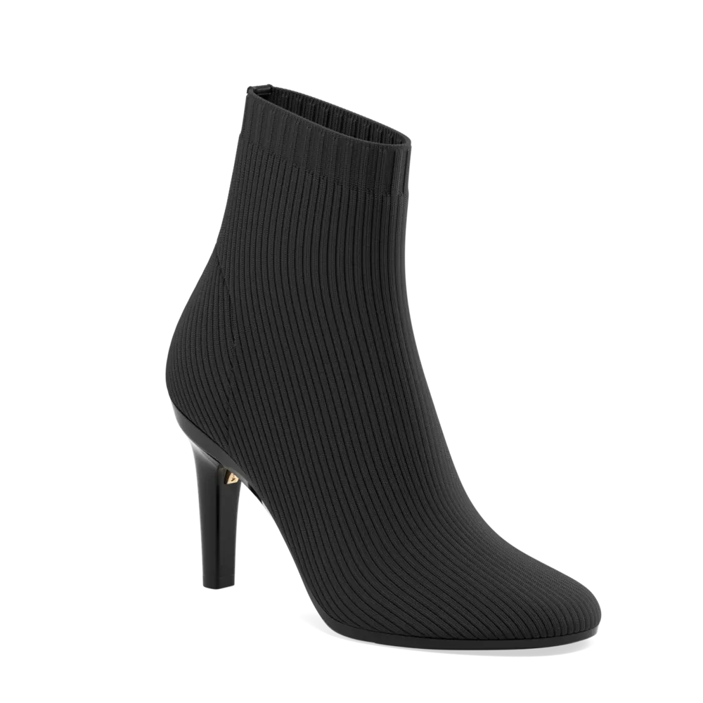 The Josie Bootie - Coal Knit 4 Stiletto - FINAL SALE