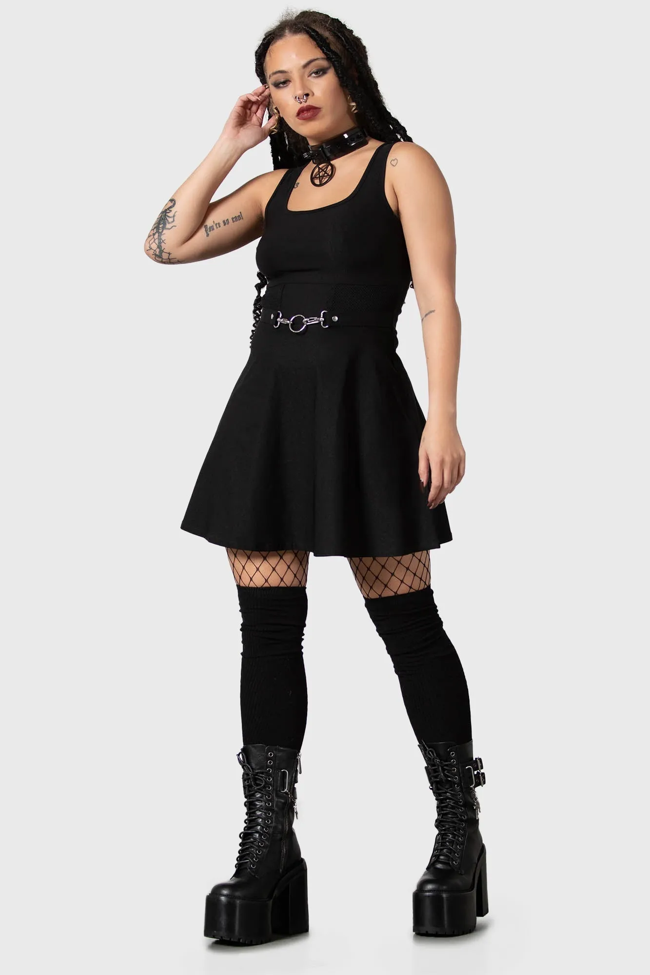 Thunderstruck O-Ring Dress - Resurrect