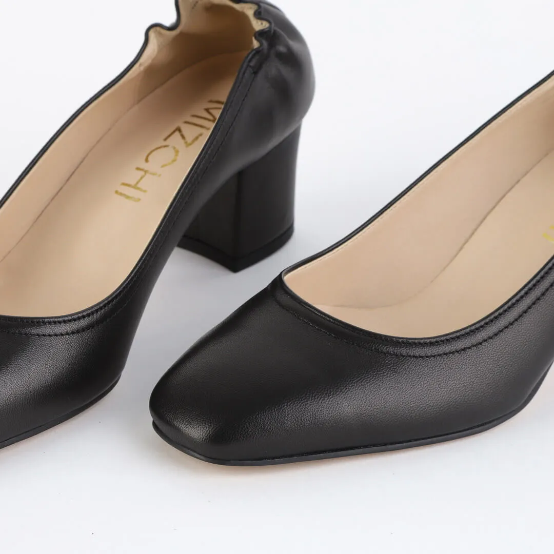*UK size 2.5 - ISSLA - black, 5cm heels