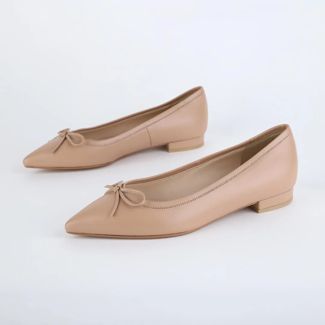 *UK size 2.5 - KAZY - black suede, 1.5cm heels