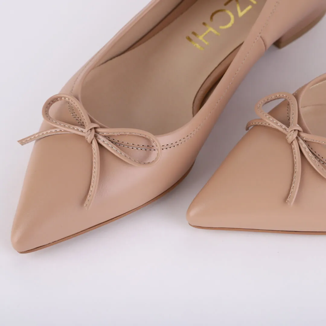 *UK size 2.5 - KAZY - black suede, 1.5cm heels
