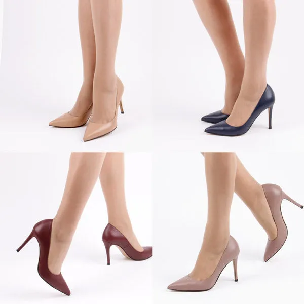 *UK size 3 - ROSE AVENUE - AW17 Court - navy , 6cm heels