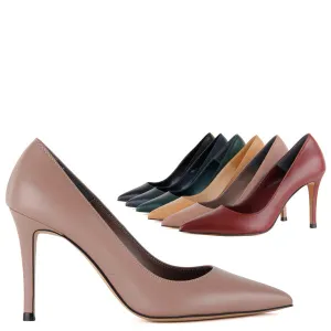*UK size 3 - ROSE AVENUE - AW17 Court - navy , 6cm heels