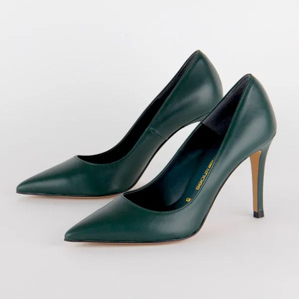 *UK size 3 - ROSE AVENUE - AW17 Court - navy , 6cm heels
